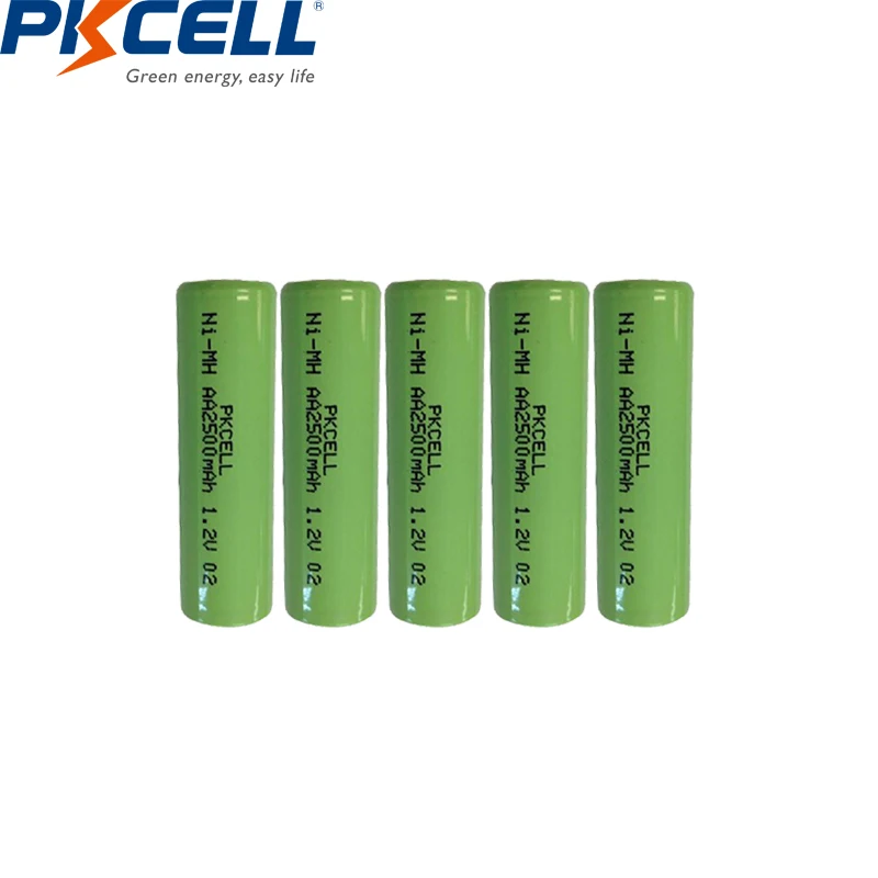 12 шт. NiMH AA перезаряжаемый аккумулятор 1,2 v 2500mah indurstry pack с плоским верхом, не PCM