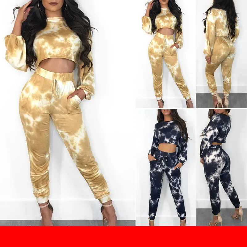 2019 весенне летний модный женский комплект одежды повседневная женская толстовка