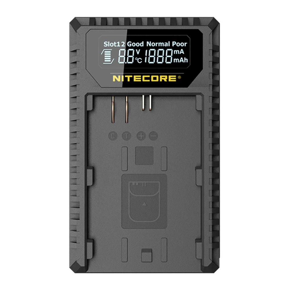Nitecore UCN1 USB двойной слот для путешествий Зарядное устройство цифровой