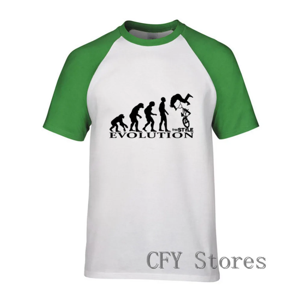 Футболка Bmx freestyle evolution для мужчин футболка горного велосипеда езды на велосипеде