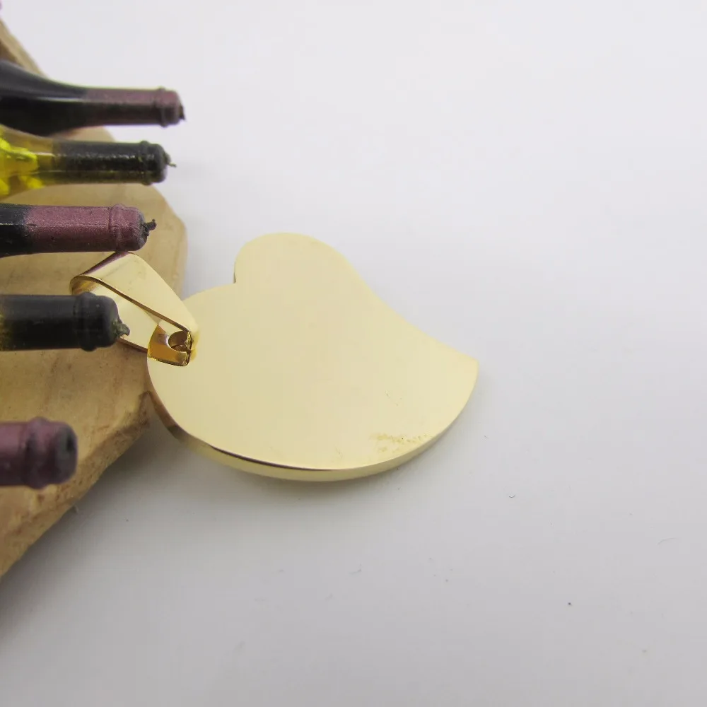 Модные Жетоны для собак из нержавеющей стали 3 цвета ожерелье с кулоном в виде