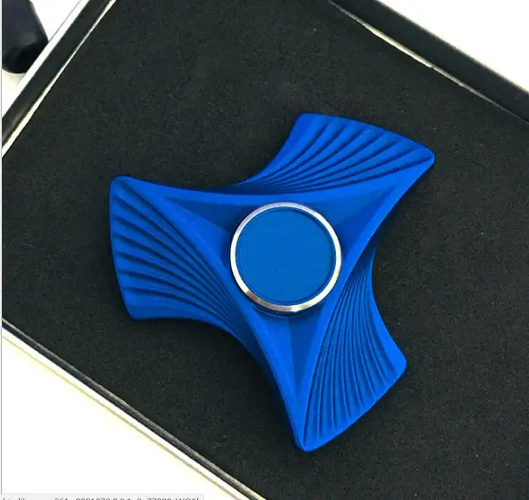FoletoTrefoil fish fin ручной Спиннер PVD жидкая металлическая краска спрей EDC Fidget Spinner
