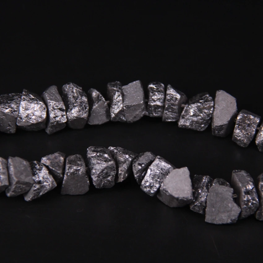 15 5 дюйма/нитка свободная форма гематит необработанные искусственные цветы