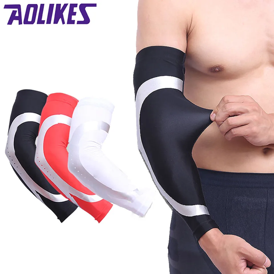 

1PCS Elbow Support Sports Safety Elbow Protector Protection Band compression adjustable Elastic Sport Safety Arm Sleeve Protect