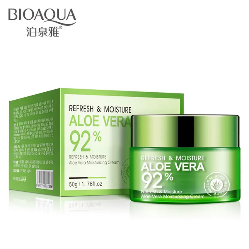 

Beauty Nature Aloe Vera Skin Cream with Rich Aloe Repair Soothing Moisturizer Gel Essence Hyaluronic Acid Face Creams Skin Care
