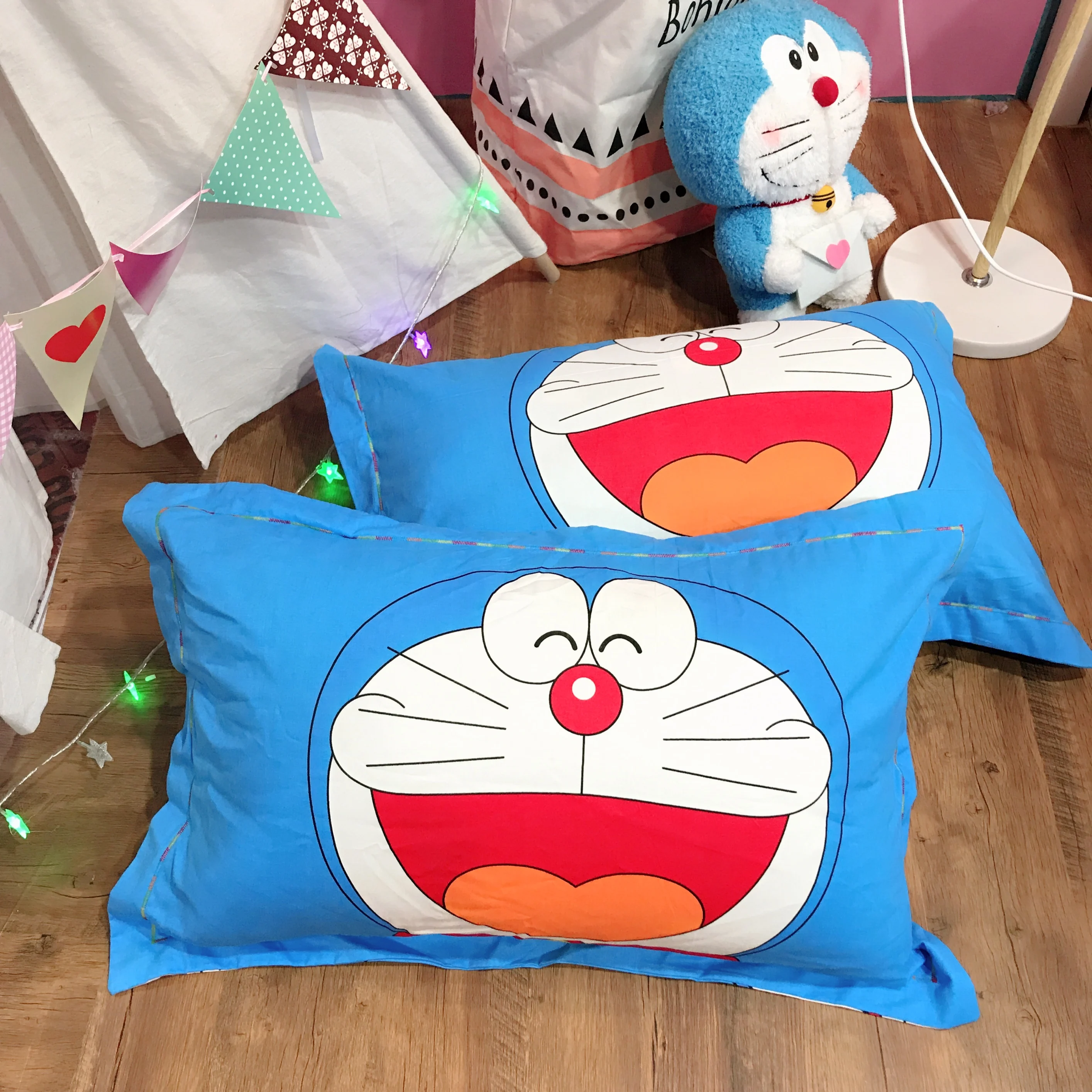 Мультяшный Кот 3d набор постельных принадлежностей для дома Doraemon детская спальня