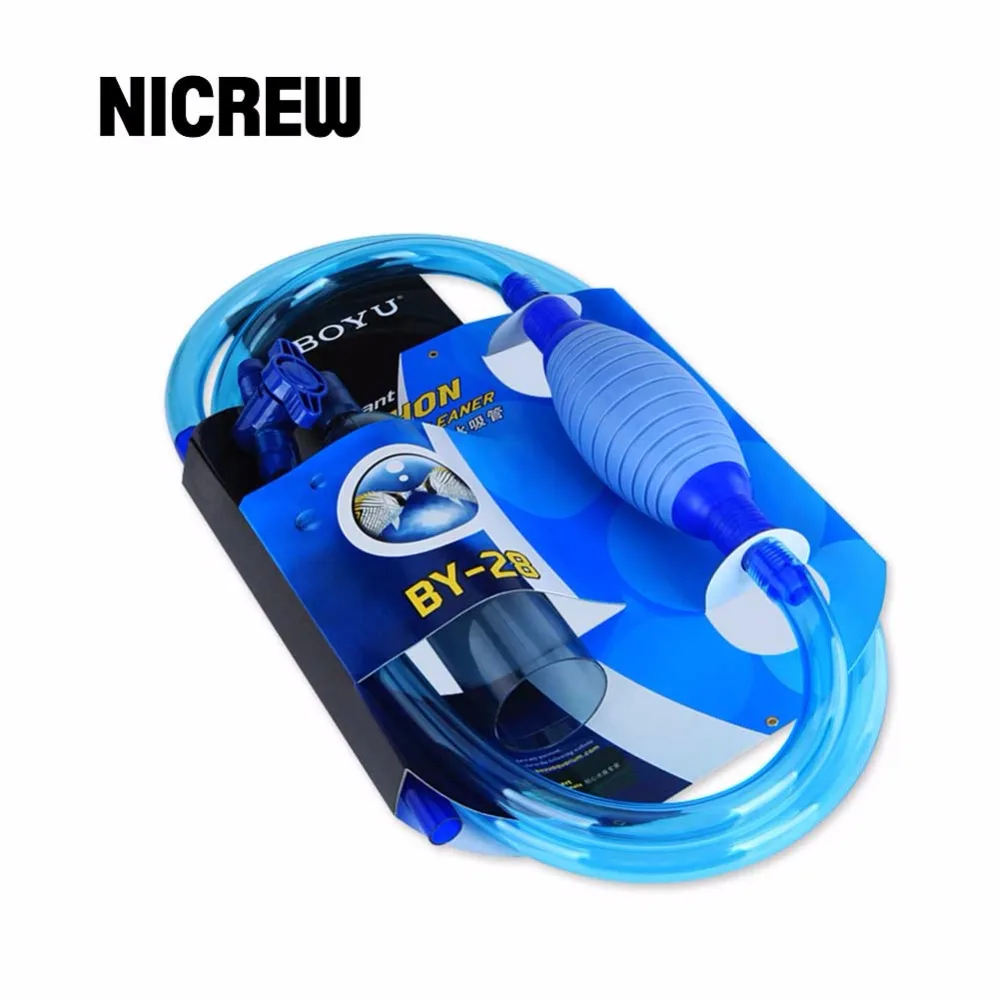 Аквариумный очиститель гравия Nicrew сифон инструмент для чистки инструменты