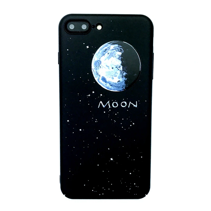 WMZSUCC Звездная ночь Moon Венера черно-белой печати PC Матовая Жесткий чехол для