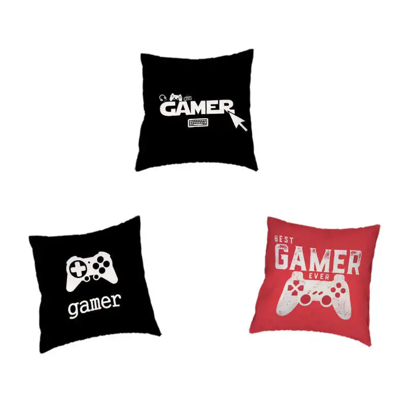 Забавный Чехол на подушку абстрактный игровой контроллер Игровая клавиатура