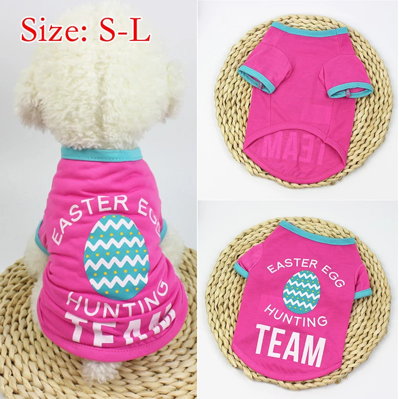 Новинка 2018 модная одежда для домашних животных на весну и лето пасхальное яйцо