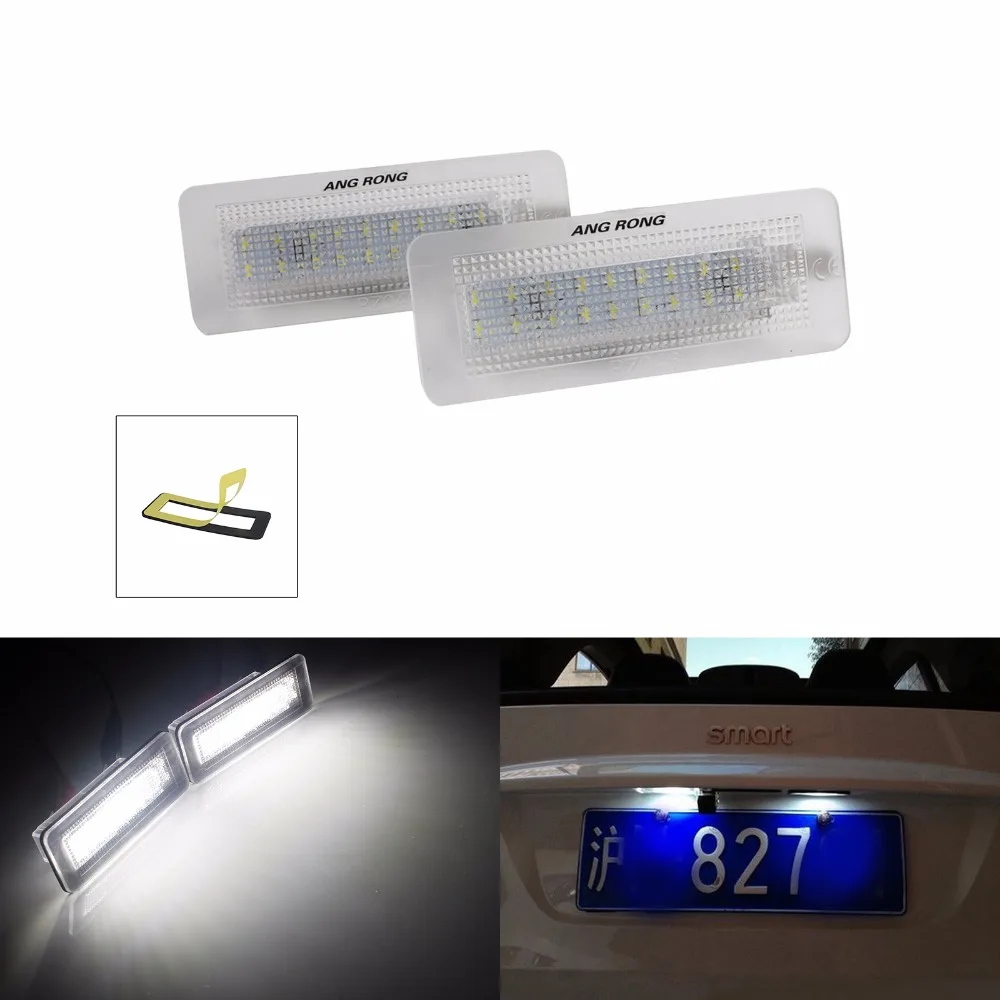 2x Canbus светодиодный светильник Ной знак ANGRONG для Benz Smart Fortwo W451 (Coupe/Cabrio) 2007 2015 без