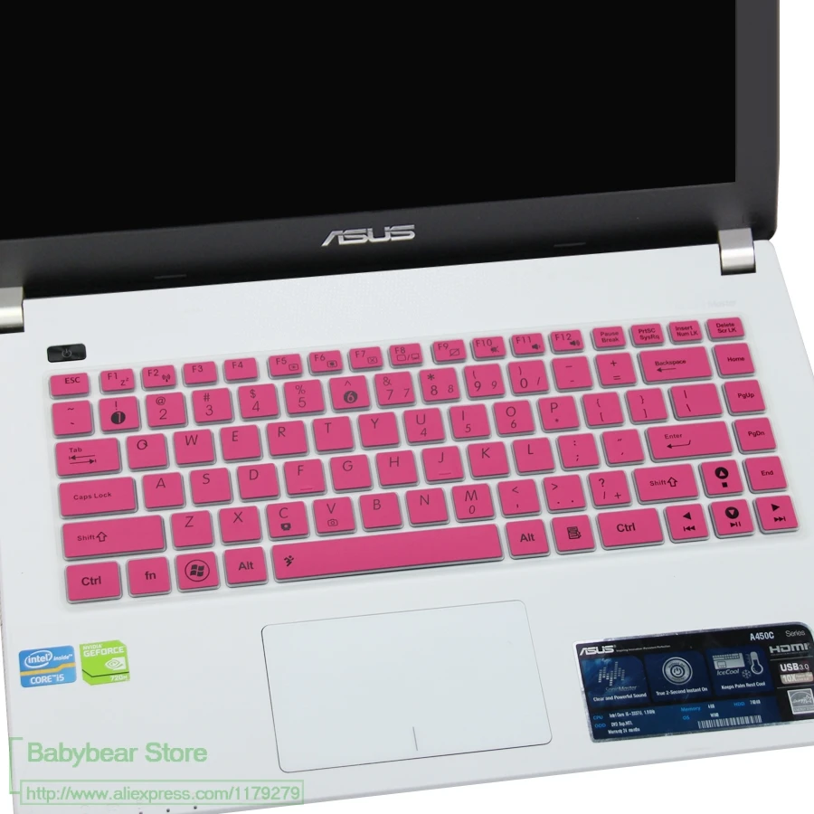 pink 14-дюймовый ноутбук клавиатура коврики для стола или пола кожи гвардии для Asus VivoBook E403NA U4000 A456U A456ur R414U R414uv E403N F441U F445 - Цвет: pink