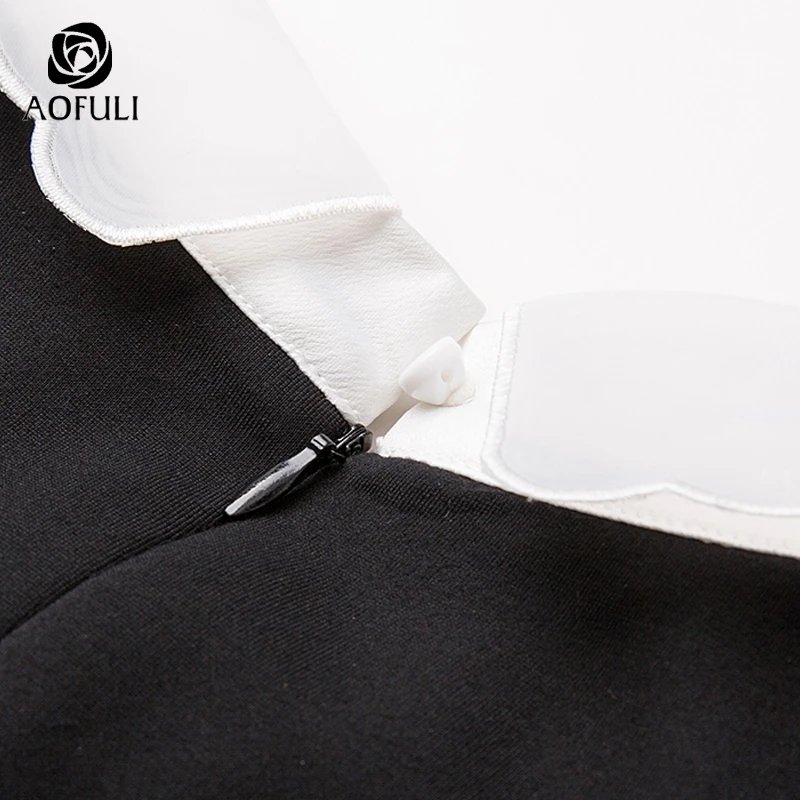 Платье AOFULI XL/2XL/3XL женское с кнопками Ретро стиль большие размеры Повседневное
