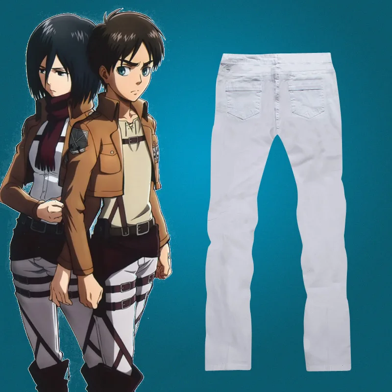 Млечный Путь аниме атака на Титанов Косплэй Shingeki no Kyojin брюки Микаса Акерман Rival