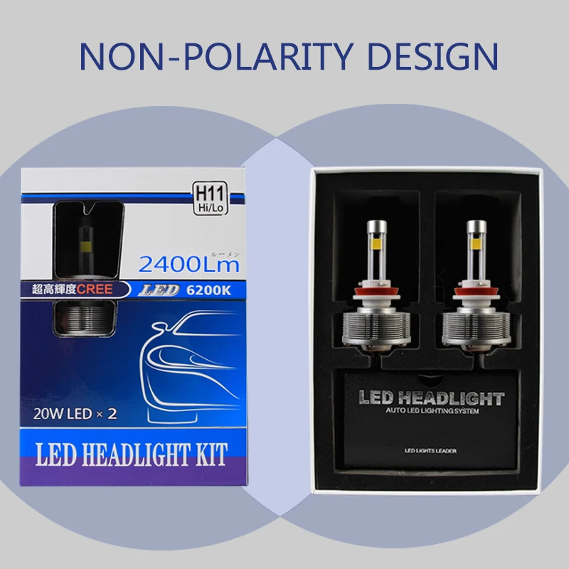 H16 LED Противотуманные огни автомобильной источник света лампы высокой Яркость 2smd