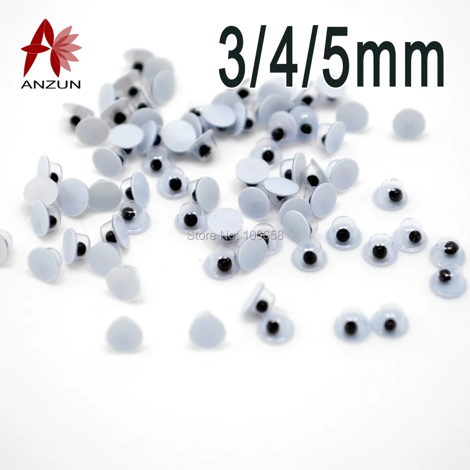 Круглые Подвижные Пластиковые глаза 3 40 мм подвижные для кукол игрушек сделай сам