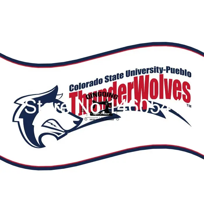 Колорадо thunderwolves флаг 3ft x 5ft полиэстер НКАА баннер летающие Размеры № 4 144*96 см qingqing