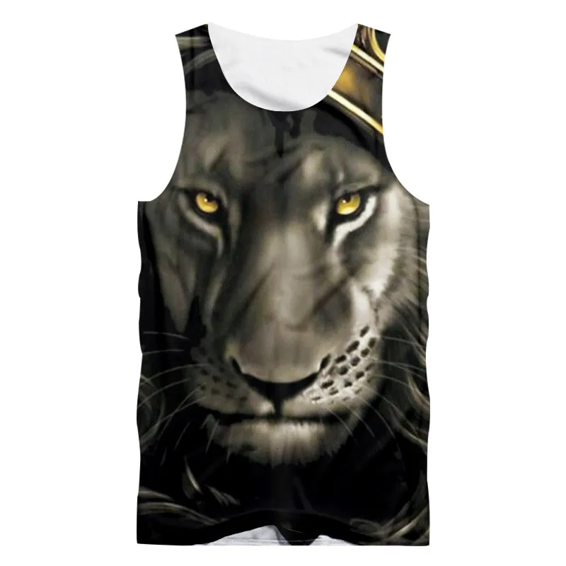 OGKB жилет для взрослых хит продаж бодибилдинг 3D рубашка без рукавов с принтом