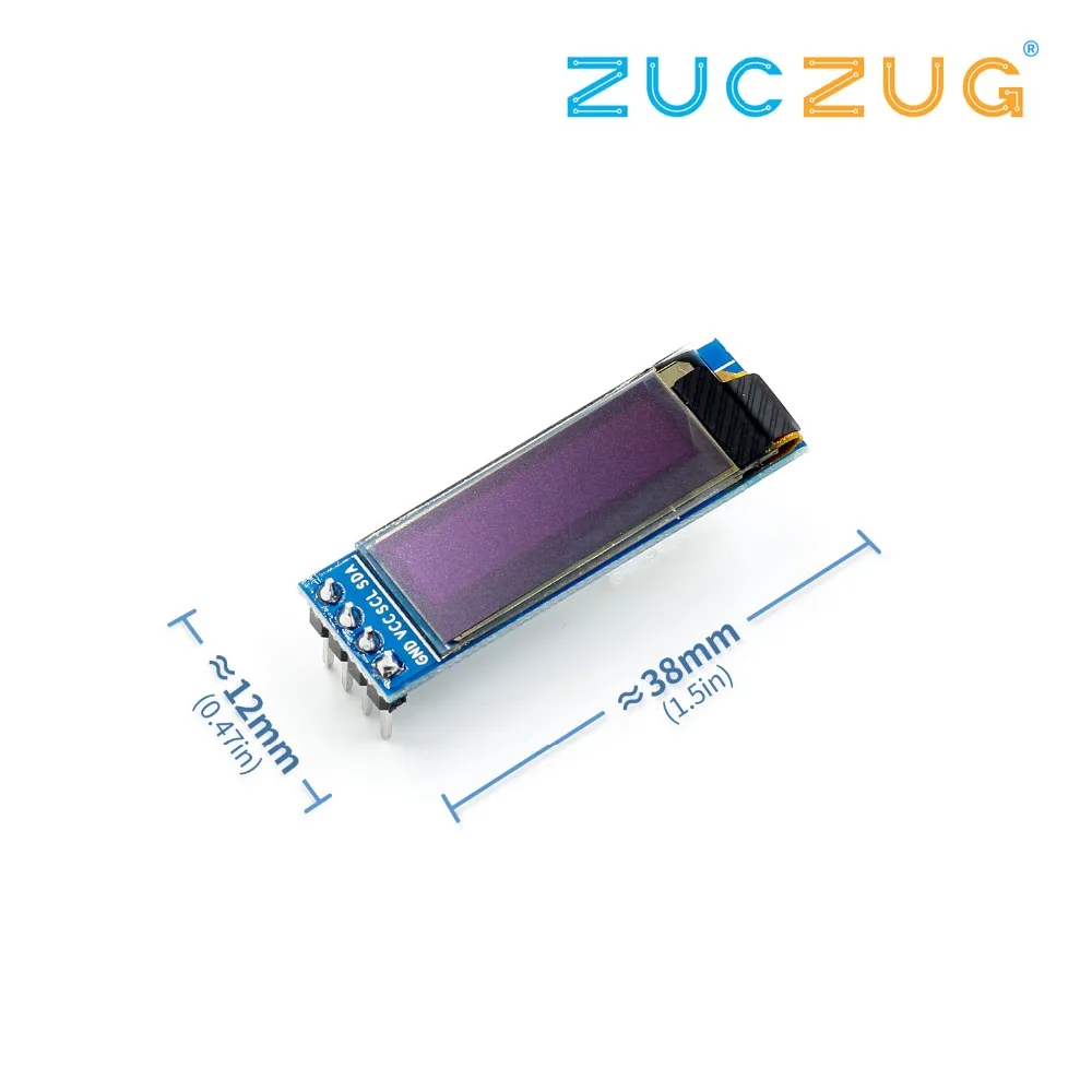 0 91 дюймов 128x32 IIC igc белый/синий OLED ЖК дисплей DIY модуль SSD1306 Драйвер IC DC 3 В 5