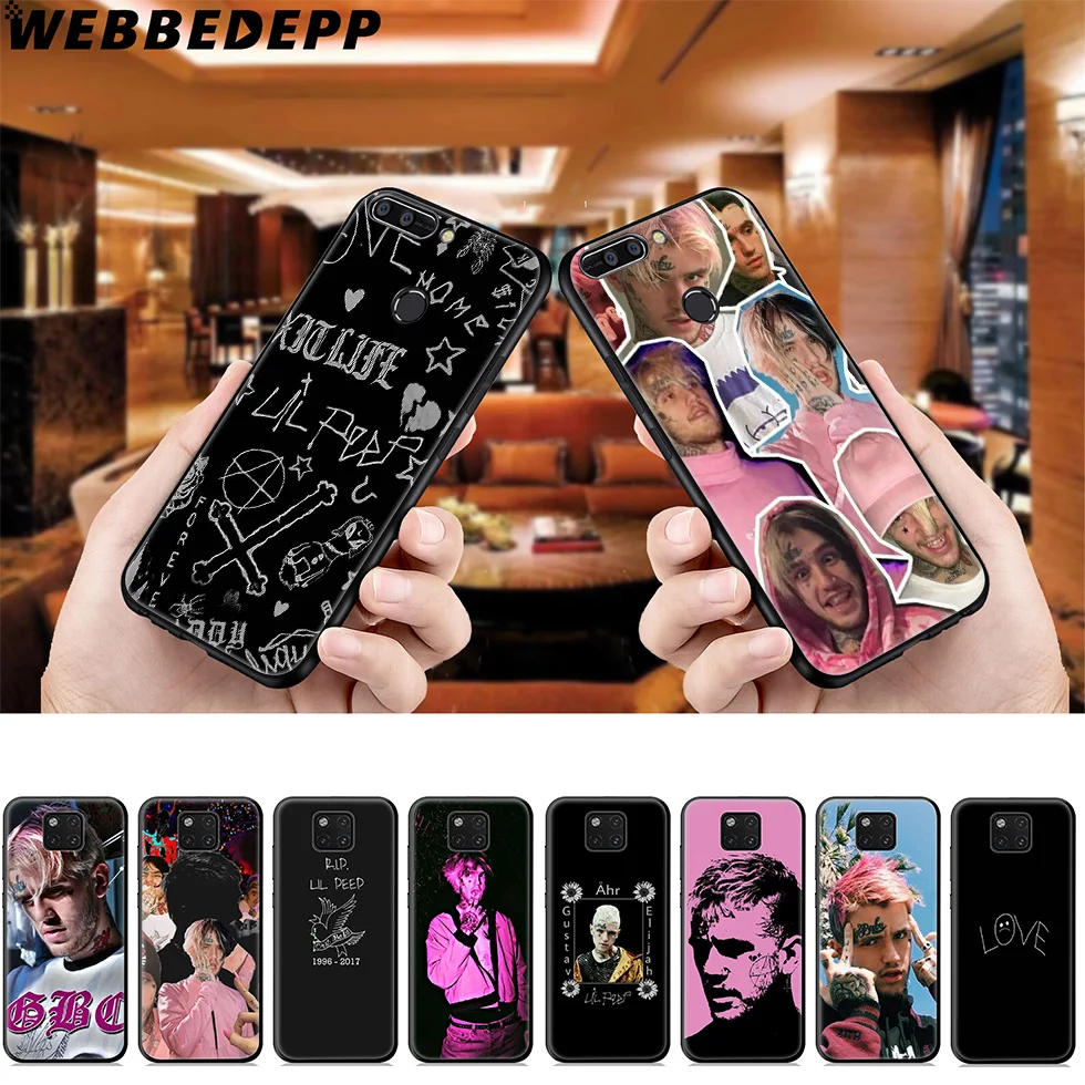 WEBBEDEPP Lil Peep Rip Singer мягкий чехол для Huawei Mate Honor 20 6A 7A 7C 7X 8 9 9X 10 View Lite Pro 30 |