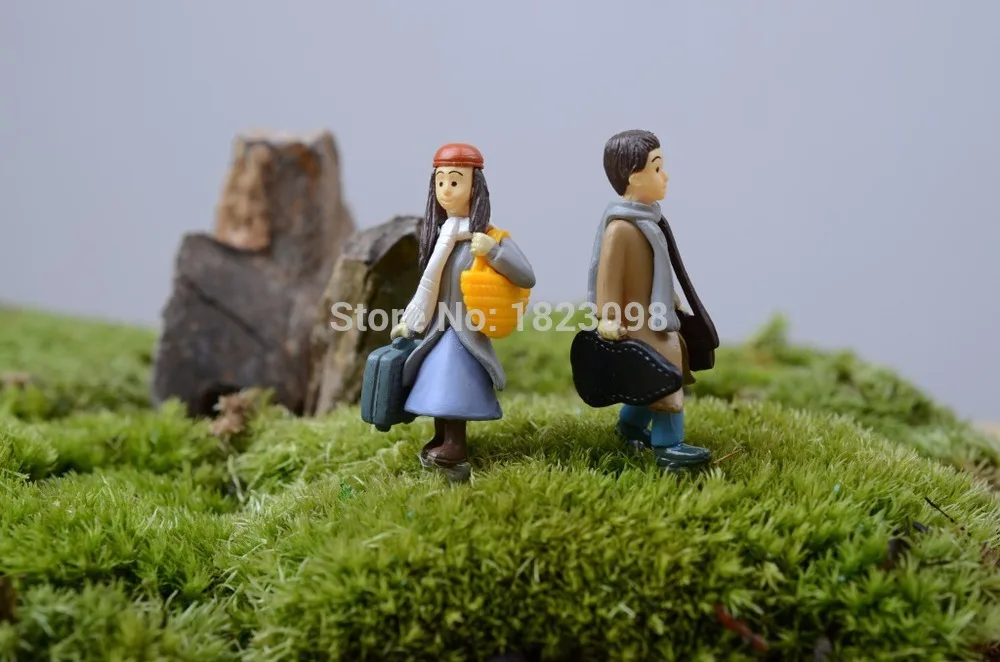 Распродажа 2 шт./лот мини люди мужчины женщины Сказочный Сад Декор ремесла