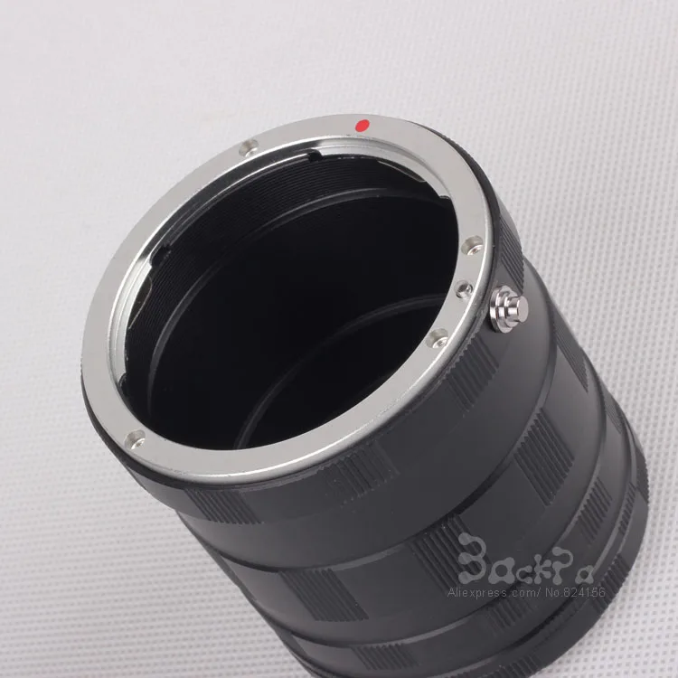 Metal Macro Extension Tube Ring Adapter Set for Canon EOS 50D 60D 70D 600D 7D Rebel T1i XTi T2i T3i T4i T5i DSLR Camera 