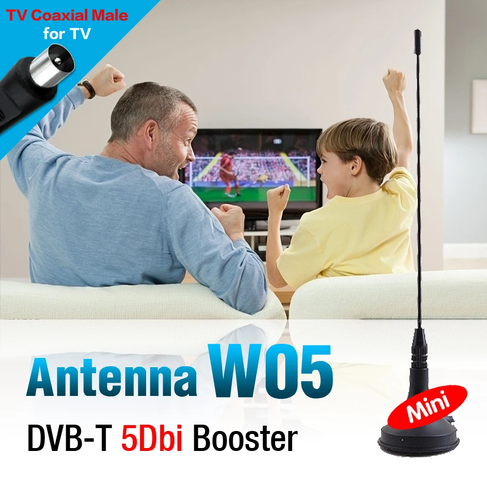 5dbi ТВ hd антенна для мини dvb t usb приемник + база 5 dBi Цифровой DVB T Freeview показа ТВЧ|hdtv
