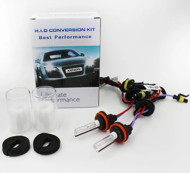 LMUSONU 12V 35W AC H11 HID BULB XENON 6000K CERAMIC BASE LAMP 3000K 4300K 8000K | Автомобили и мотоциклы