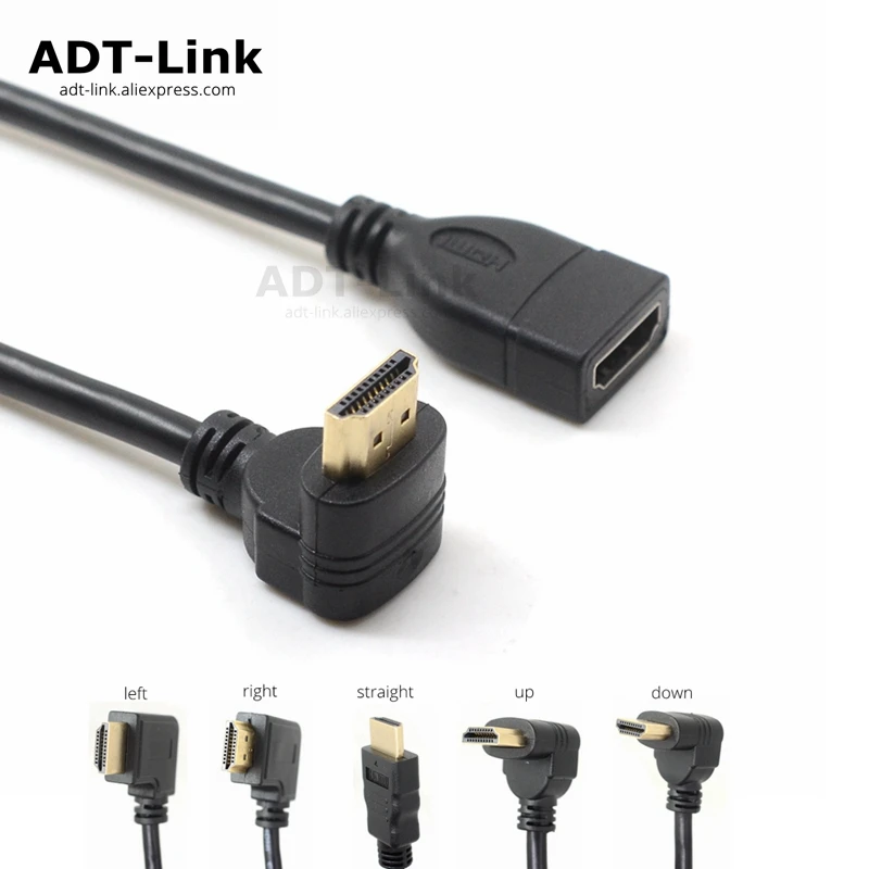 0 1 м 10 см вверх и вниз вправо влево Угол HDMI 4 A Тип папа к гнезду В удлинитель Кабель