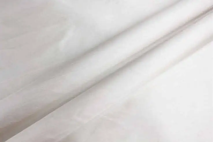 

Howmay 100% pure silk fabric dupion dupioni 19m/m 45" 114cm natural white for decoration or DIY curtain cushion cover