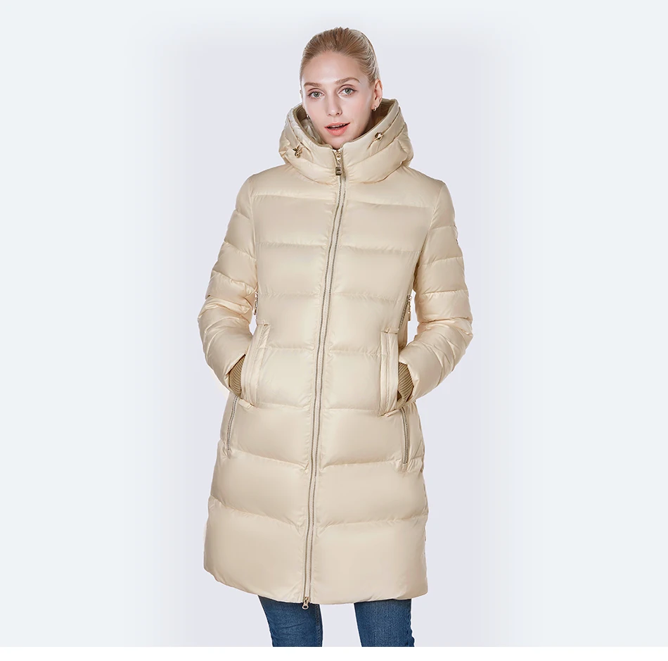 SnowClassic куртка женская camperas mujer abrigo invierno пальто женщин парка Icepeak толстые деталь украшения Европейский дизайн
