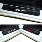 4 шт., виниловые наклейки на пороги автомобиля Suzuki Swift Sx4 4D