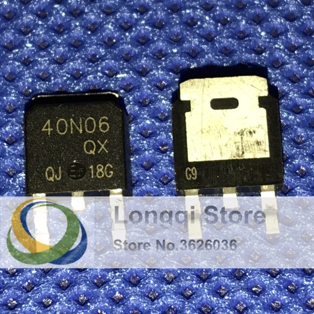 

10PCS 40N06 TO-252 N-Ch Enhancement Mode Power MOSFET NPN 40A 60V
