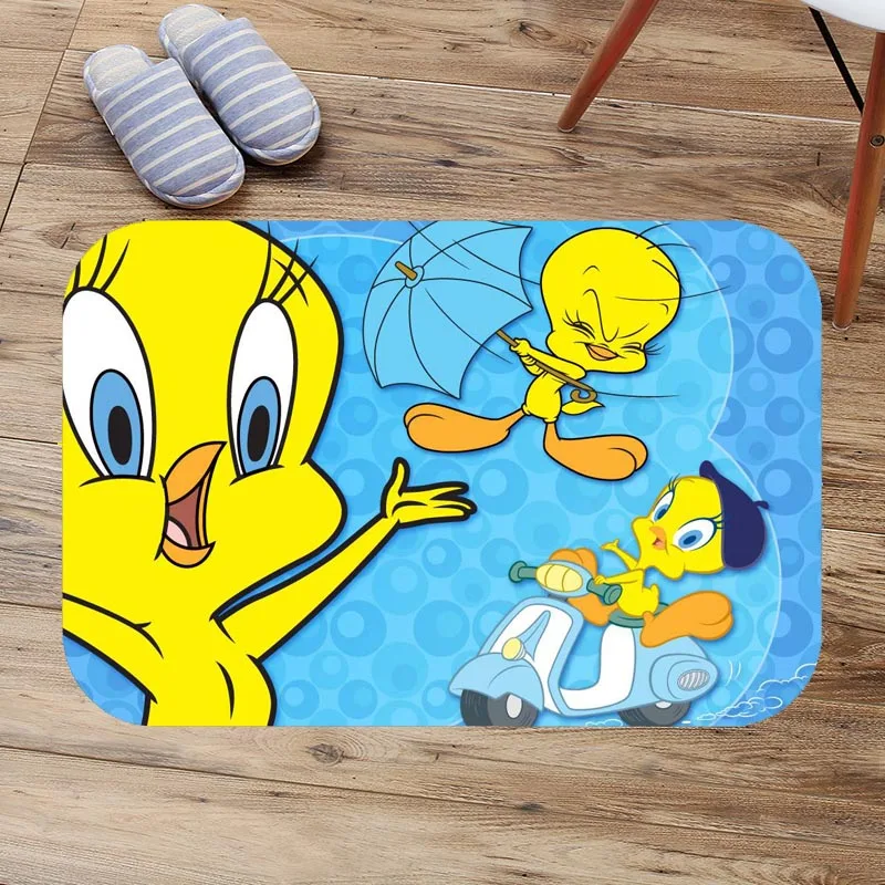 Коврик для ванной twety Bird противоскользящий замшевый коврик моющийся туалета