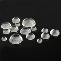 81012131415161820mm glass cabochon transparent clear hemisphere shape cameo cover cabs glass spacers glass gem beads