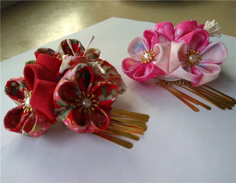 2019 Новый стиль Японский цветочный головной убор с кисточкой шпилька для волос