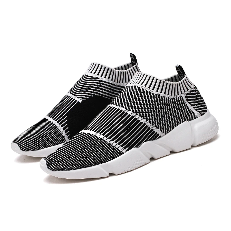 Мужские кроссовки на платформе Воздухопроницаемая сетчатая обувь плоской