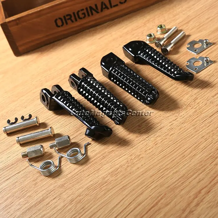 Мотоциклетные черные передние и задние ножки для ног омолаживающие Sportster Yamaha YZF R1