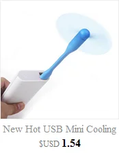 Гибкая usb-лампа портативный съемный USB мини вентилятор для всех источников питания USB выход USB гаджеты для ноутбука настольный компьютер