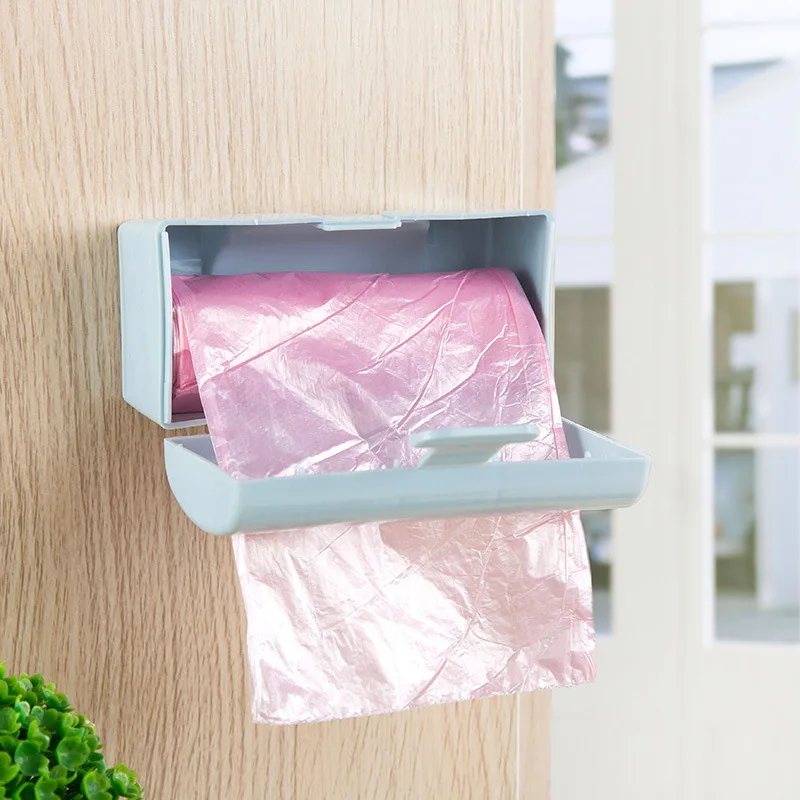 Новинка 2018 настенные мешки для мусора контейнер держатель коробка хранения