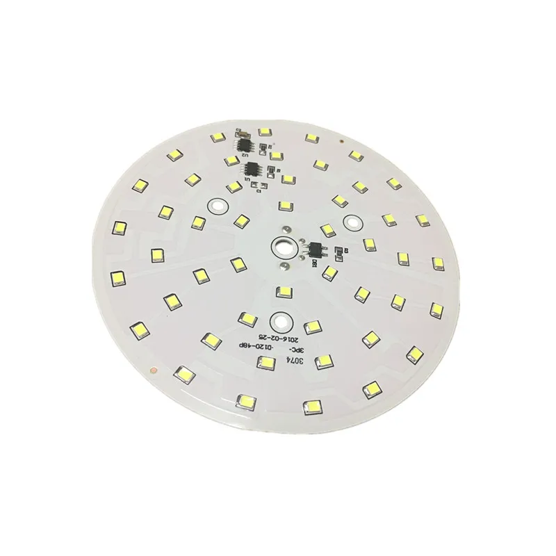 Светодиодный светильник COB 18 Вт AC220V 2835SMD модуль печатной платы с чипом умный IC