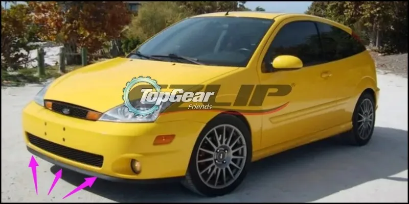 Бампер для губ дефлектор губ для Ford Fiesta/ST передний спойлер юбка для TopGear вентиляторы автомобильный вид мелодия/комплект кузова/полоса
