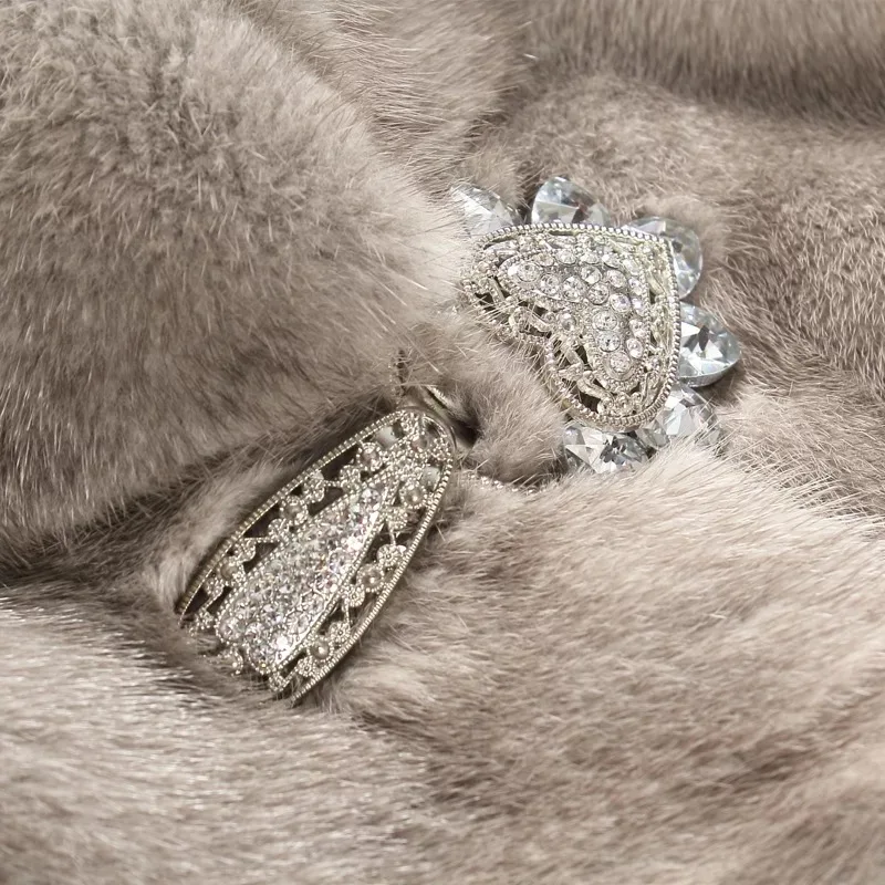 2021 бренд класса люкс для женщин натуральная норковая Меховая куртка длинная