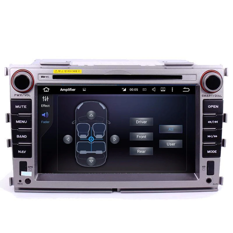 7 дюймовый автомобильный DVD на основе Android с GPS 3G/WIFI/BT TV DVR OBD аудио Радио стерео