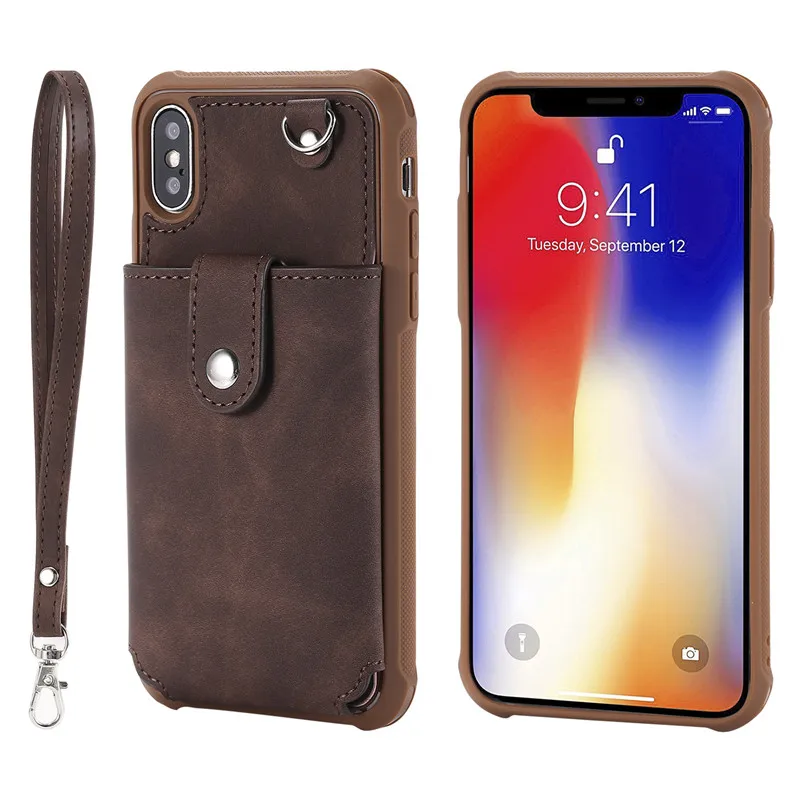 Coffee Tikitaka кошелек с рисунками подсолнуха чехол для iPhone 6S 6 Plus XR XS Max 8 Plus держатель кожаный чехол для iPhone7 X 7Plus XS чехол для телефона - Цвет: Coffee