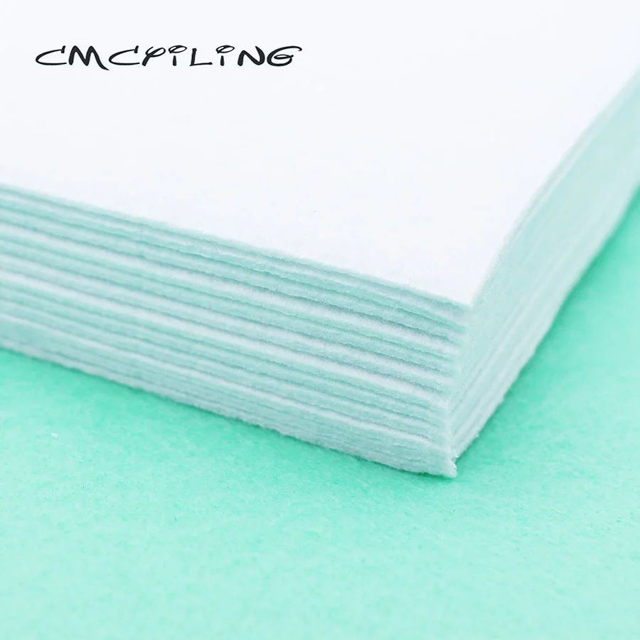 CMCYILING 10 шт./компл. 20*30 см белый войлок 2 мм Толщина полиэфирной ткани для Швейное Ремесло «сделай сам» скрап-войлок, листы из неопреновой резины