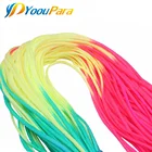 Паракорд Rainbow Paracord, 50 футов, 4 мм, 7 стендов, парашют, 550 фунтов, веревка для кемпинга, паракордовый браслет, шнур DIY