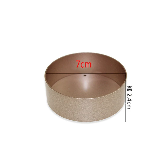 7cm tart mold 1 шт., 3,5 дюймов, форма для пирога, мини-форма, форма для пирога, съемные формы для выпечки, аксессуары для выпечки, десертные инструменты - Цвет: 7cm tart mold