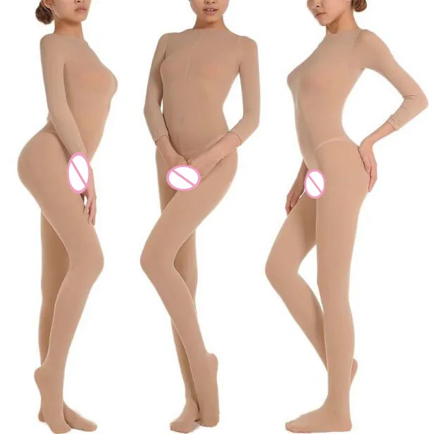 Open Crotch Новое сексуальное женское нижнее белье, толстые теплые эластичные открытые/не боди с открытой промежностью, чулки, Корректирующее белье, женские мягкие Боди без ног, 6 цветов - Цвет: Open Crotch