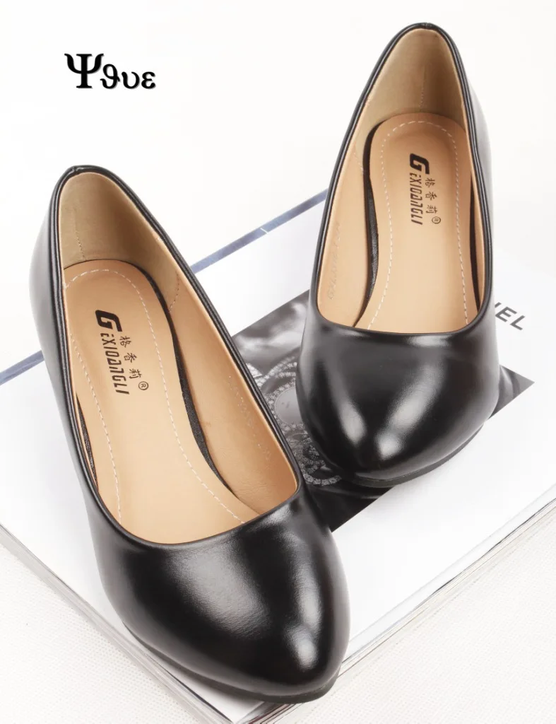 2014 European and American professional women's dress shoes white-collar work necessary quality leather pointed | Обувь